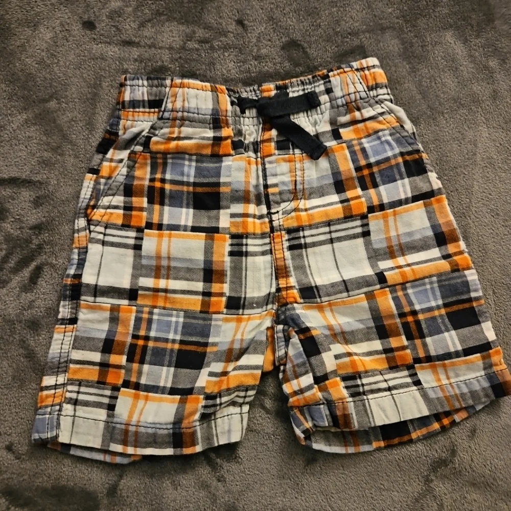 Gymboree Baby Boy Plaid Shorts size 12-18M Guc